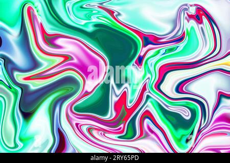 une exploration sereine de motifs vibrants dans l'illustration graphique de motif de marbre tourbillon liquide fond de ton pastel vif couleur moderne polygone swir Banque D'Images