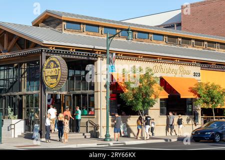 Whiskey Row dans le centre-ville de Gilbert Arizona Banque D'Images