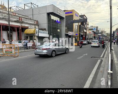 Photos exclusives de la route de brigade à Bengaluru Banque D'Images