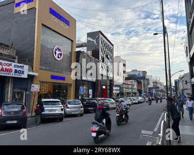 Photos exclusives de la route de brigade à Bengaluru Banque D'Images