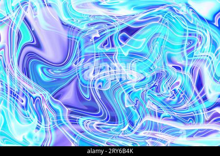 une exploration sereine de motifs vibrants dans la texture acrylique de fond de peinture multicolore abstraite avec fond d'écran de motif de marbre mélangeant des peintures modernes Banque D'Images