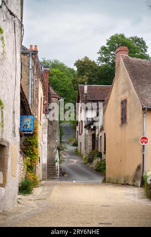 Gargilesse-Dampierre, considéré comme l'un des plus beaux villages de France Banque D'Images