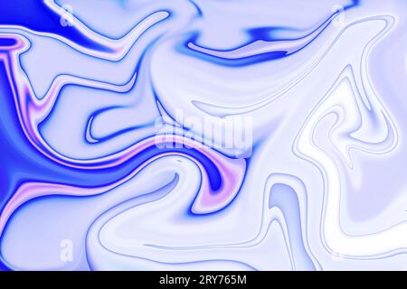 jeu vibrant de lumière et verre émetteur de lumière abstrait de couleur avec néon holographique irisé et onde de gradient Banque D'Images