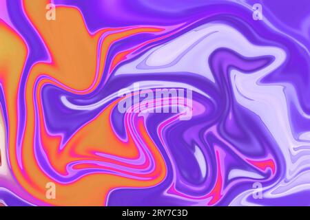 une exploration sereine de motifs vibrants et un design captivant avec des motifs de marbre abstraits dans un fond de peinture à texture acrylique Banque D'Images