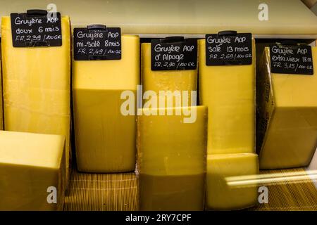 Fromagerie à Fribourg - Fribourg, Suisse Banque D'Images