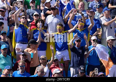 Rome, Italie. 29 septembre 2023. Lors de la Ryder Cup 2023 au Marco Simone Golf & Country Club le 29 septembre 2023 à Rome en Italie. Crédit : Agence photo indépendante/Alamy Live News Banque D'Images