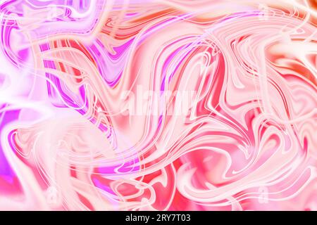 là où la créativité coule des couleurs néon abstraites à la mode, des rayures psychédéliques et des vagues de néon texturées sur un fond abstrait Banque D'Images