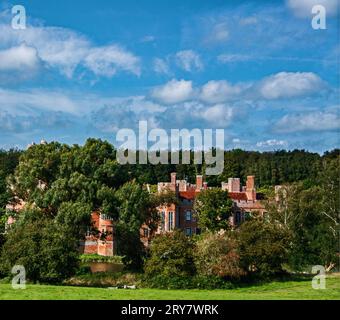 Château de Herstmonceueux, Sussex de l'est. ROYAUME-UNI Banque D'Images