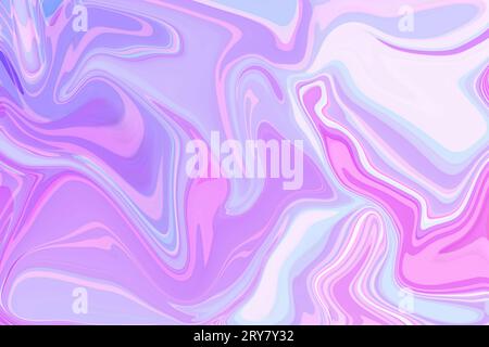 embrassant le charme enchanteur de la fluidité de la peinture lilas et violette car elle façonne une structure intéressante sur le fond coloré abstrait Banque D'Images