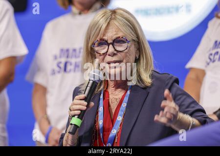 Pestum, Italie. 29 septembre 2023. Lors du match de football Serie A entre Frosinone Calcio et ACF Fiorentina au stade Benito Stirpe à Frosinone, Italie, le 28 septembre 2023. Crédit : Agence photo indépendante/Alamy Live News Banque D'Images