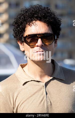 Donostia San Sebastian, Espagne. 28 septembre 2023. Pablo Molinero assiste à Chinas Photocall lors du 71e Festival International du film de San Sebastian au Kursaal Palace à Donostia- San Sebastian. Crédit : SOPA Images Limited/Alamy Live News Banque D'Images