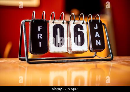 CALENDARIO da tavolo Banque D'Images