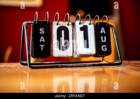 CALENDARIO da tavolo Banque D'Images