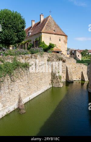 Château de Sarzay dans la région Centre de la France Banque D'Images