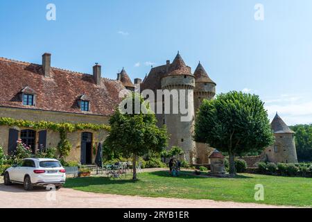 Château de Sarzay dans la région Centre de la France Banque D'Images
