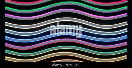 La bande de led multi couleur Banque D'Images