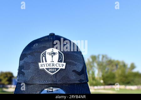 Rome, Italie. 30 septembre 2023. Lors de la Ryder Cup 2023 au Marco Simone Golf & Country Club le 30 septembre 2023 à Rome en Italie. Crédit : Agence photo indépendante/Alamy Live News Banque D'Images