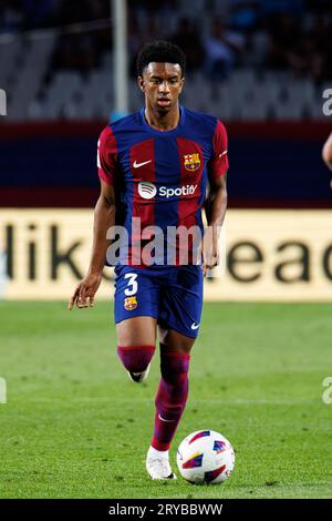 Barcelone, Espagne. 23 septembre 2023. Alejandro Balde en action lors du match de LaLiga EA Sports entre le FC Barcelone et le RC Celta de Vigo à l'Estadi Banque D'Images