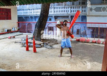 Traditional Indian Wrestler ou Pahelwan Banque D'Images