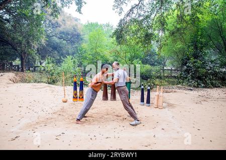 Traditional Indian Wrestler ou Pahelwan Banque D'Images