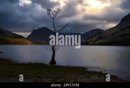 Lumière Buttermere Banque D'Images