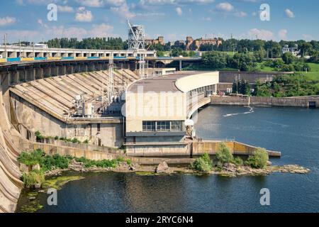 Barrage hydroélectrique Banque D'Images