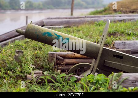 La mitrailleuse Maxim Banque D'Images