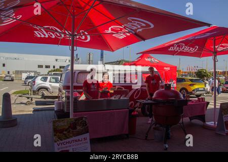 barbecue officiel Coca Cola Banque D'Images