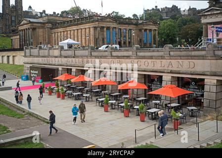 National Galleries of Scotland, Princes Street Gardens, Édimbourg, Écosse, Royaume-Uni. Banque D'Images