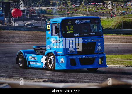 Circuito del Jarama, Madrid, Espagne. 30 septembre 2023. Championnat espagnol de camions 1e jour de course. Crédit : EnriquePSans/Alamy Live News Banque D'Images