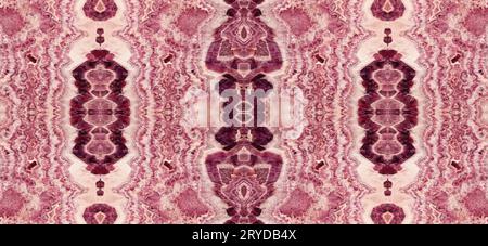 De fractale rose rouge Rhodochrosite stone close up Banque D'Images