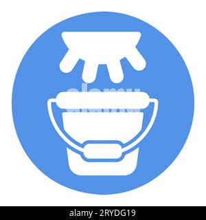 Pis de vache et seaux. Icône de vecteur de lait frais. Enseigne de produits laitiers. Symbole graphique pour la conception de sites Web et d'applications de cuisine, logo, application, interface utilisateur Illustration de Vecteur