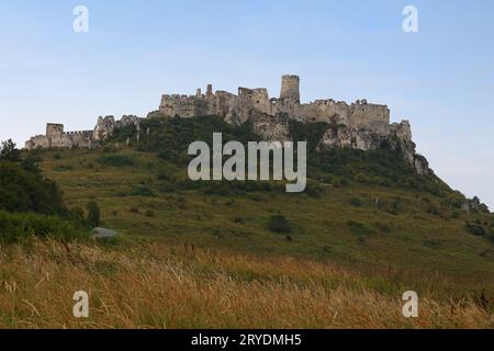Spissky Hrad ou des ruines du château de Spis en Slovaquie Banque D'Images