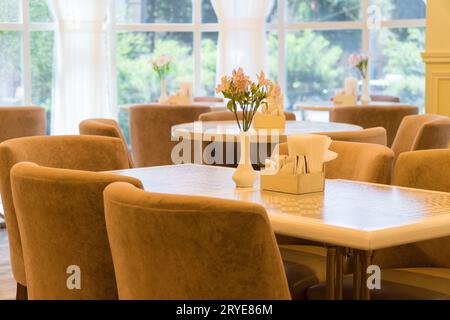 Intérieur du café Banque D'Images