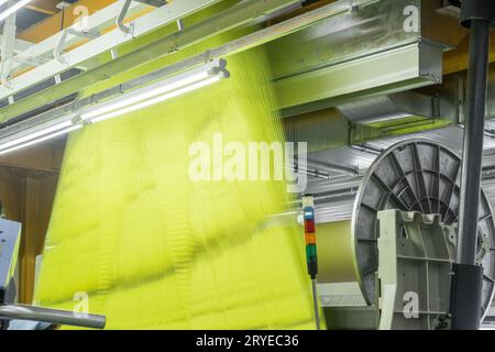 Atelier de tissage à l'usine Banque D'Images