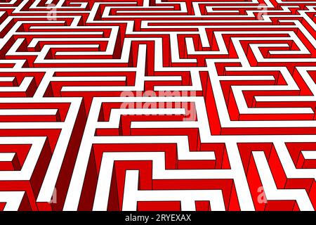 Labyrinthe Banque D'Images