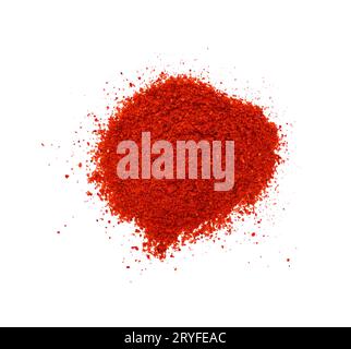 Tas de piment rouge chaud séché Banque D'Images