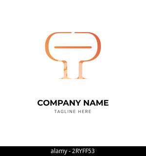 modèle de conception de logo de lettre de luxe de monogramme créatif Illustration de Vecteur