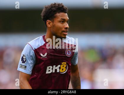 Birmingham, Royaume-Uni. 30 septembre 2023. Boubacar Kamara d'Aston Villa lors du match de Premier League à Villa Park, Birmingham. Le crédit photo devrait être : Gary Oakley/Sportimage crédit : Sportimage Ltd/Alamy Live News Banque D'Images