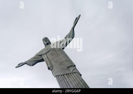 Rio de Janeiro, Brésil - 15 novembre 2011 : statue du Christ Rédempteur à Rio de Janeiro Banque D'Images