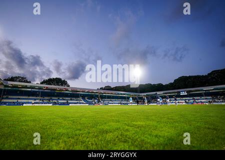 Doetinchem, Niederlande. 29 septembre 2023. Vue générale du Stadion de Vijverberg lors du match néerlandais de Keuken Kampioen Divisie entre de Graafschap et Roda JC le 29 septembre 2023 à Doetinchem, pays-Bas crédit : dpa/Alamy Live News Banque D'Images