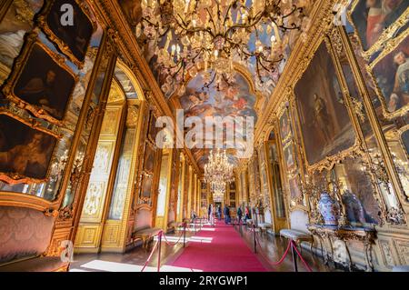 TORINO (TURIN), ITALIE, 25 MARS 2023 - Galerie de Daniel au Palais Royal de Turin, Italie Banque D'Images