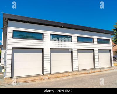 Garage de quatre étages d'une maison résidentielle en construction Banque D'Images