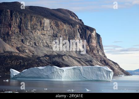 Arctic-Iceberg dans le fjord d'Uummannaq, Groenland, Danemark Banque D'Images