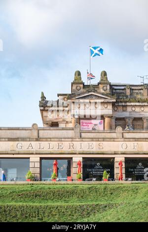 Édimbourg, Écosse, Royaume-Uni - Royal Scottish Academy par William Playfair (rénovation par Hopkins Architects) Banque D'Images