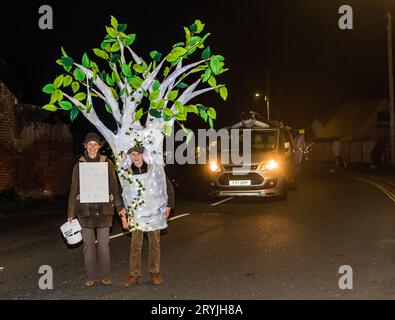 Le carnaval 2023 à Budleigh Salterton. Banque D'Images