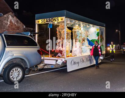 Le carnaval 2023 à Budleigh Salterton. Banque D'Images