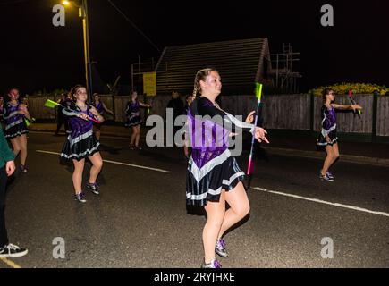 Le carnaval 2023 à Budleigh Salterton. Banque D'Images