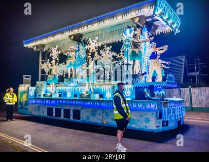 Le carnaval 2023 à Budleigh Salterton. Banque D'Images