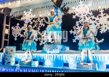 Le carnaval 2023 à Budleigh Salterton. Banque D'Images